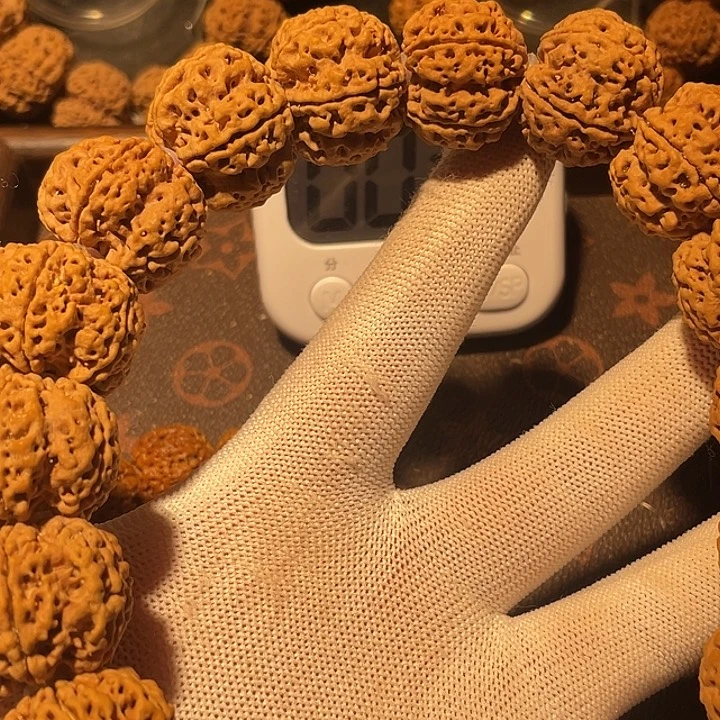 明***月手串金刚菩提五瓣