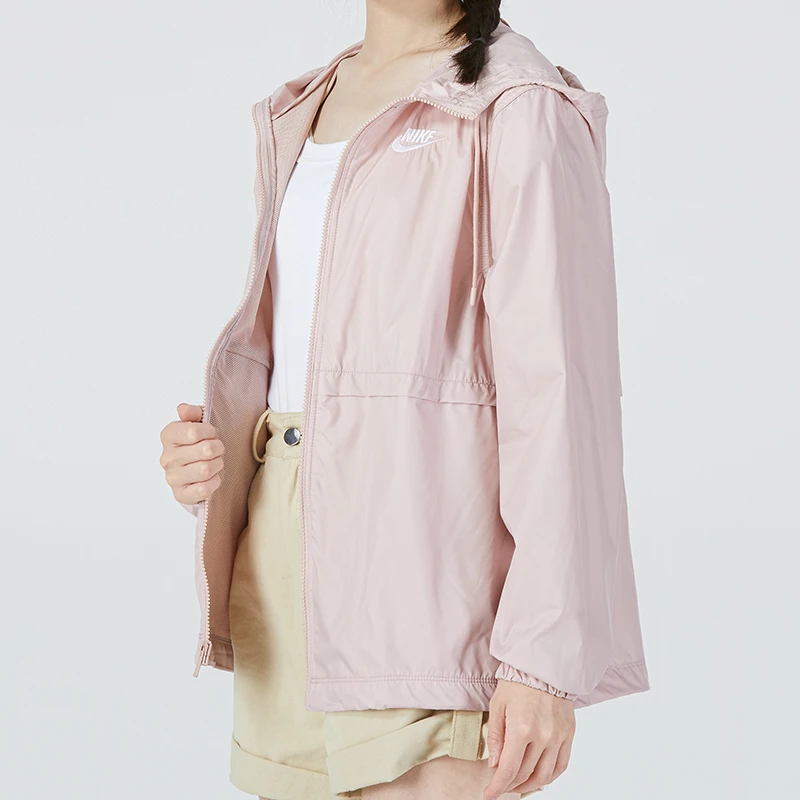 【达人专属】耐克女连帽夹克2025新款梭织健身休闲运动外套DM6180