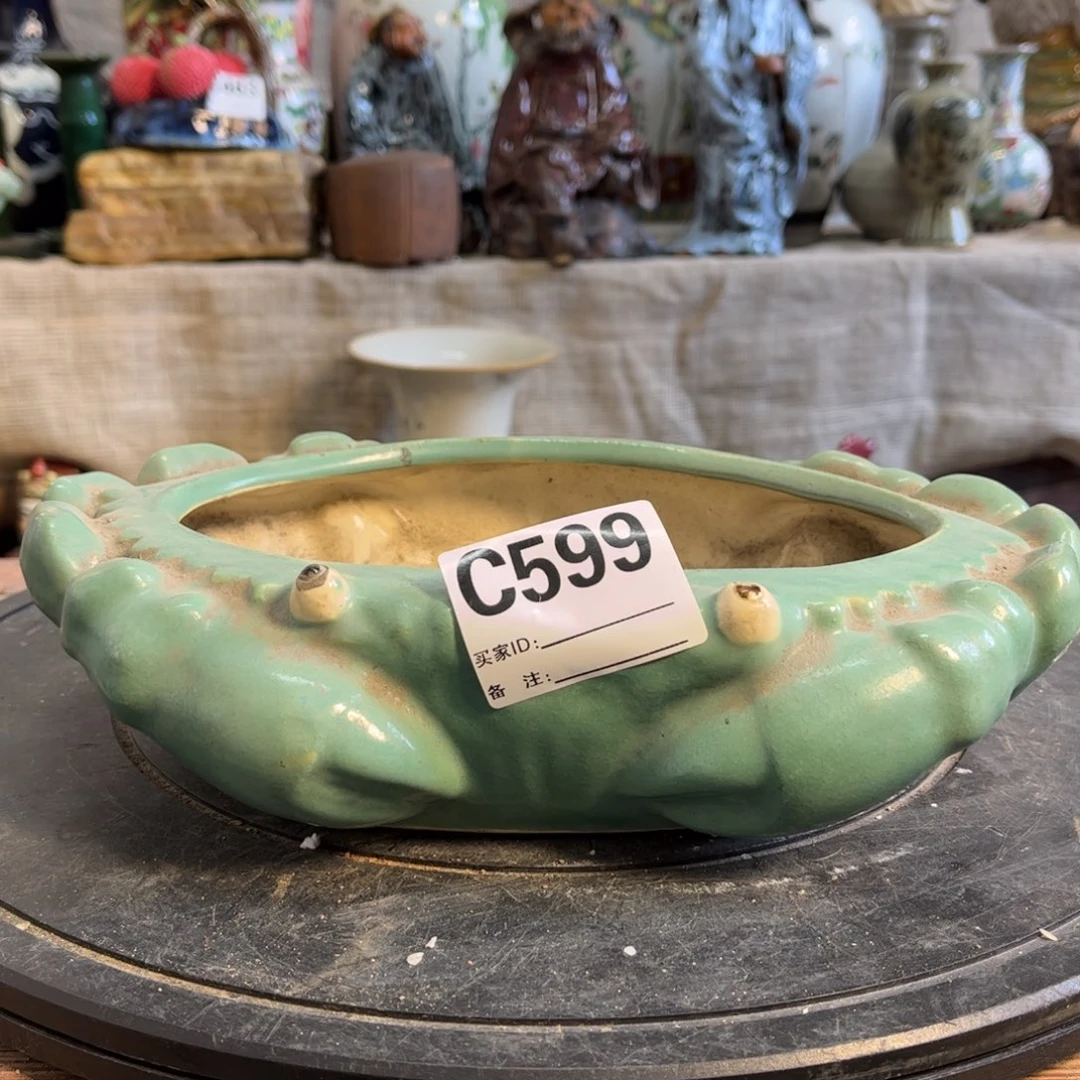 后***期瓷片明玉家的老工艺品