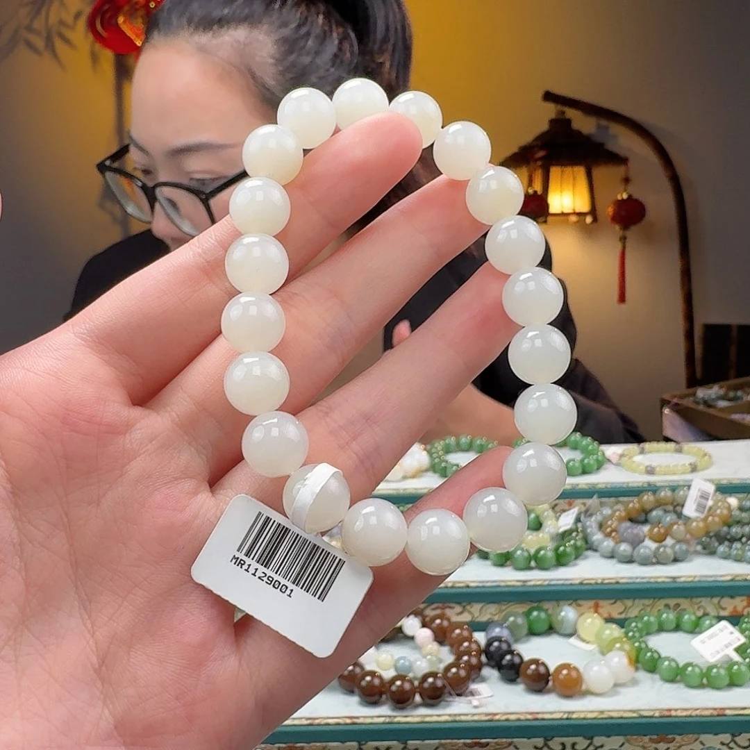 和田玉手串未镶嵌