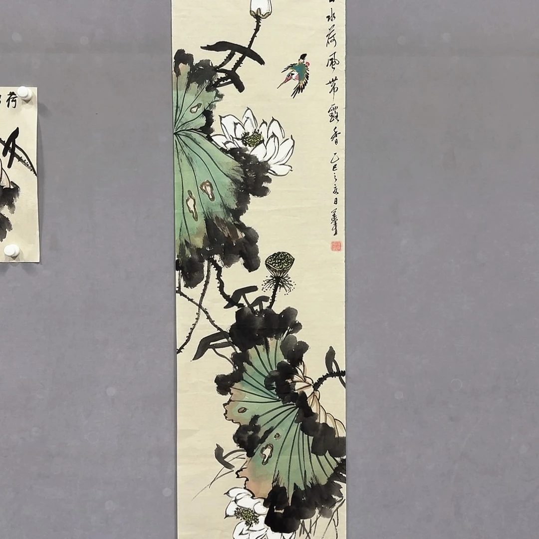 国画亲笔手绘放心去藏