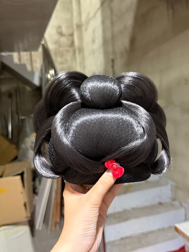 香菱髻 一体式古风发包 纯发丝发髻 超百搭款 飞机盒发货