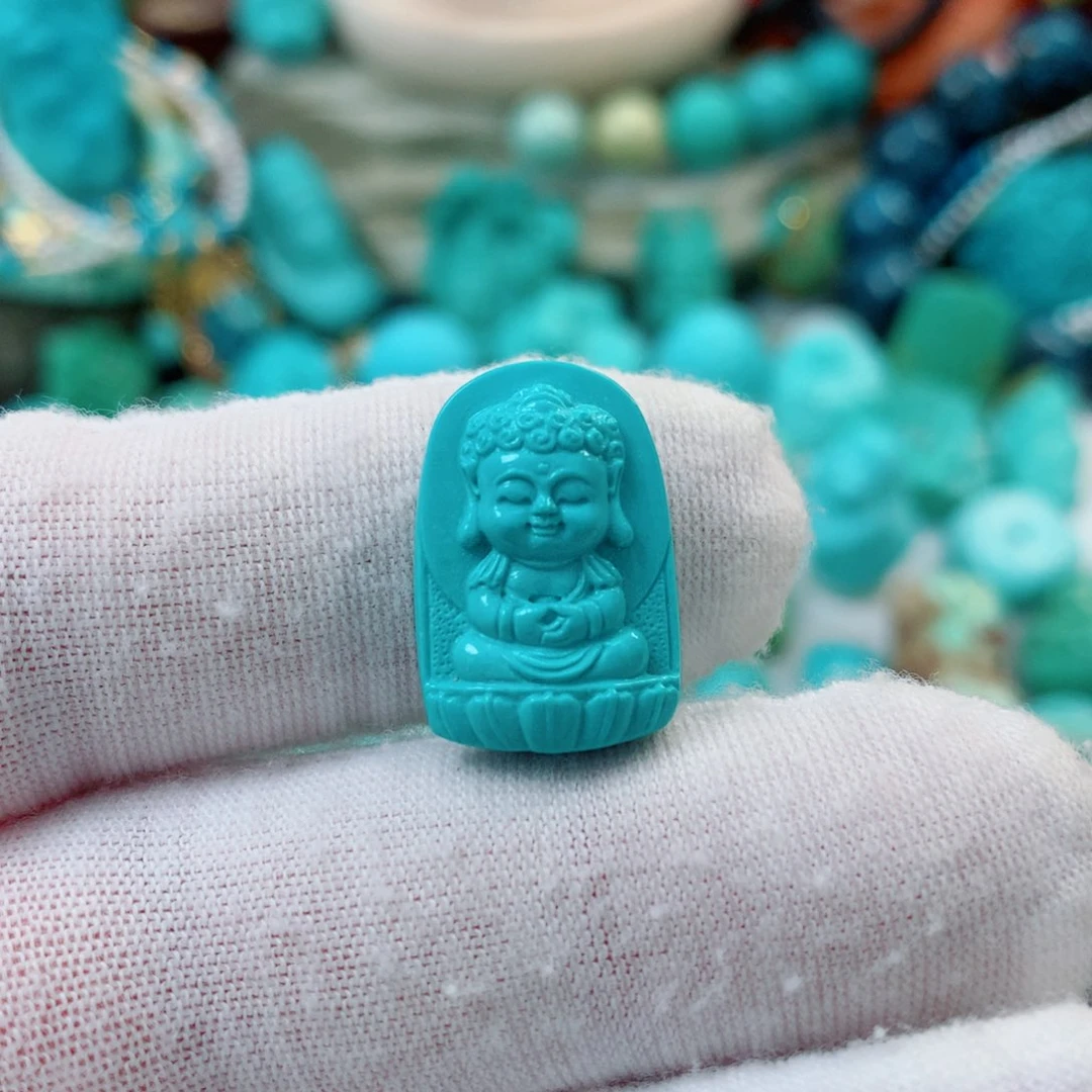 绿松石未镶嵌珠宝半成品
