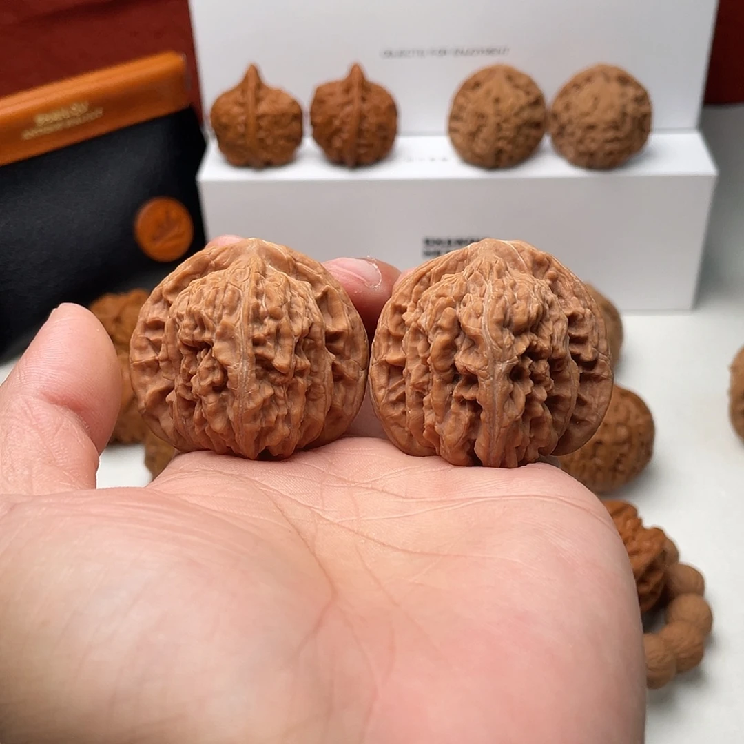 文玩核桃吊坠四座楼