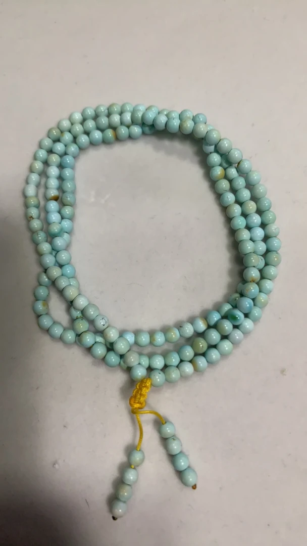 天然原矿绿松石多圈