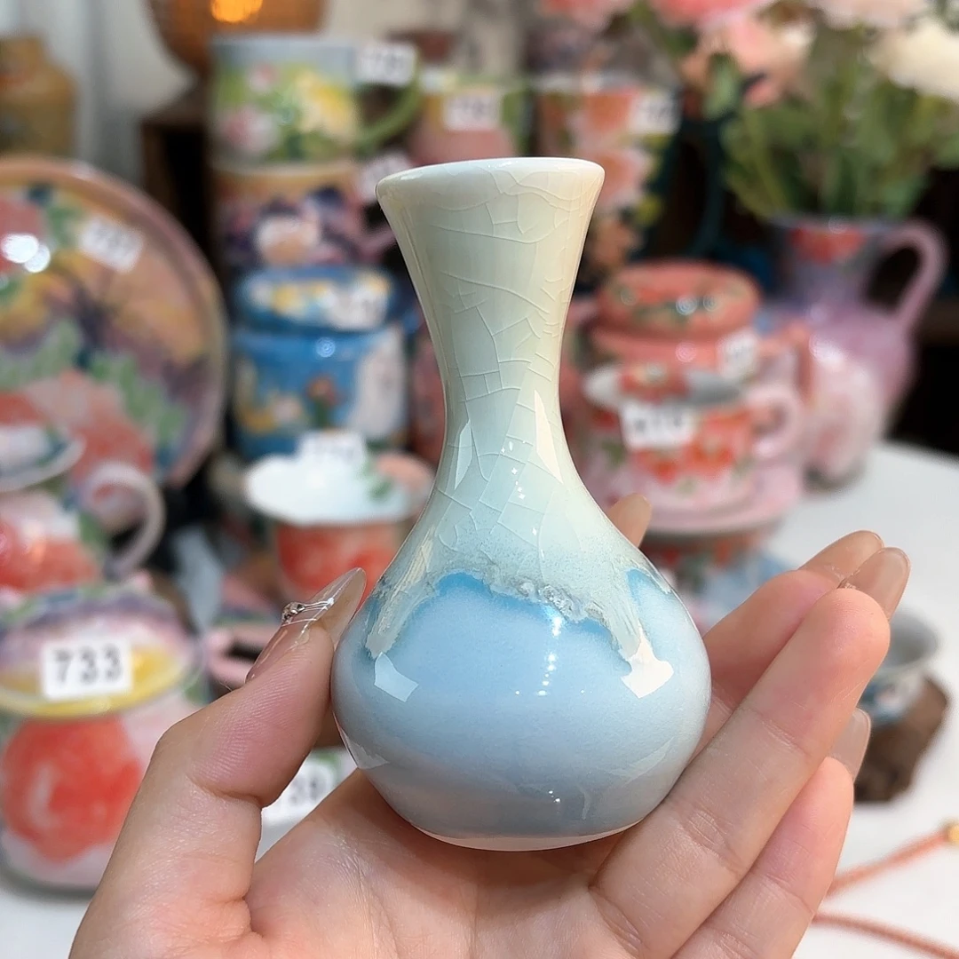 景德镇手绘高温釉下彩陶瓷茶具