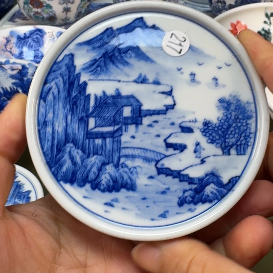 陶瓷景德镇纯手绘茶具圆圆217