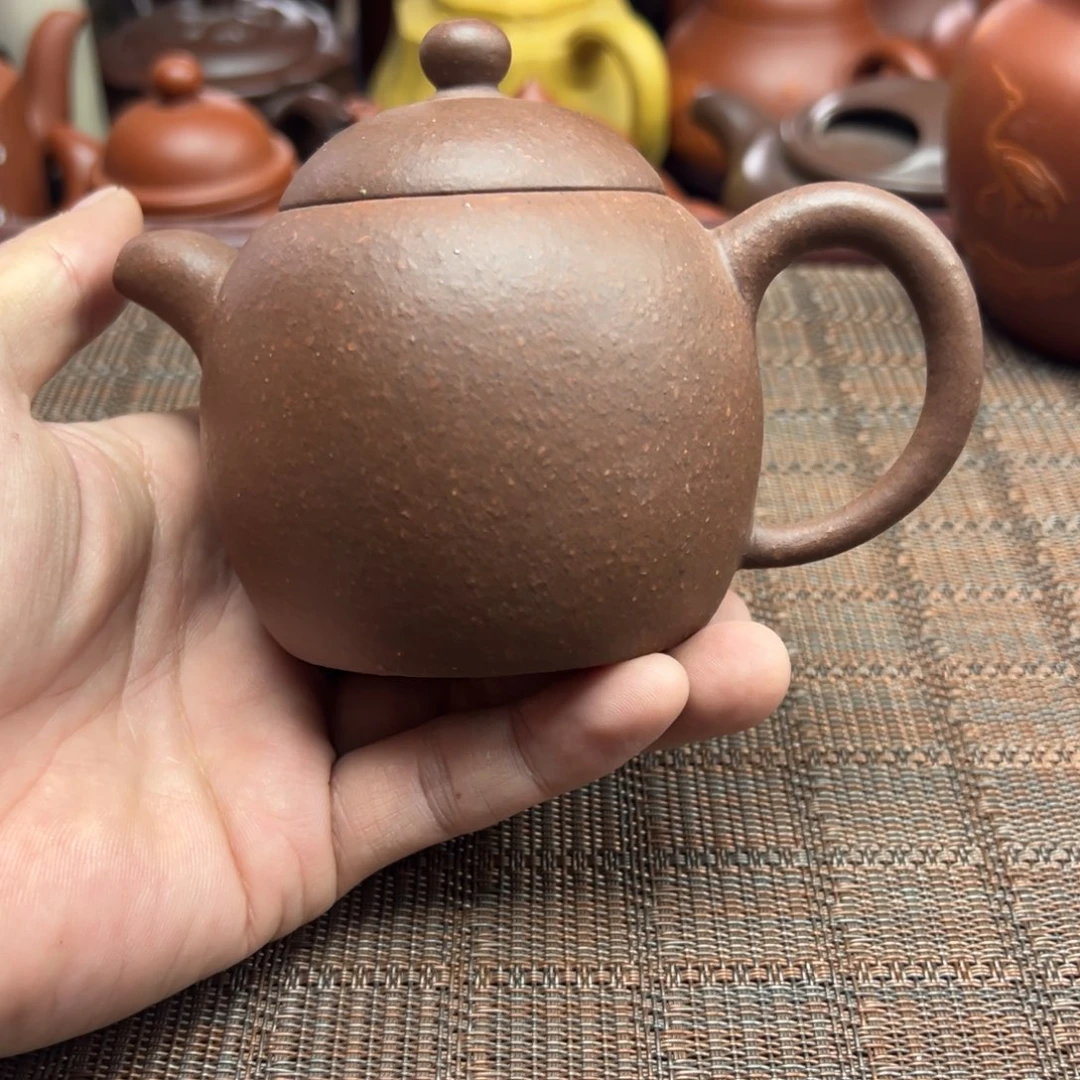 茶壶紫砂宜兴原矿紫砂壶200毫升容量