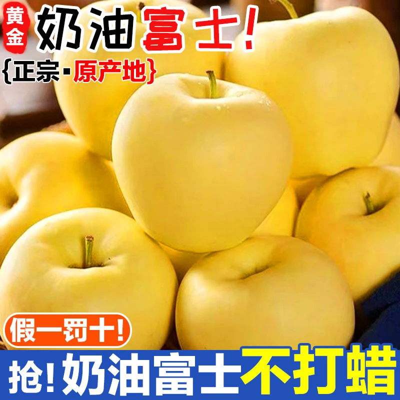 【头茬新果】2025正宗奶油富士苹果脆甜应季水果生鲜食品新鲜水果