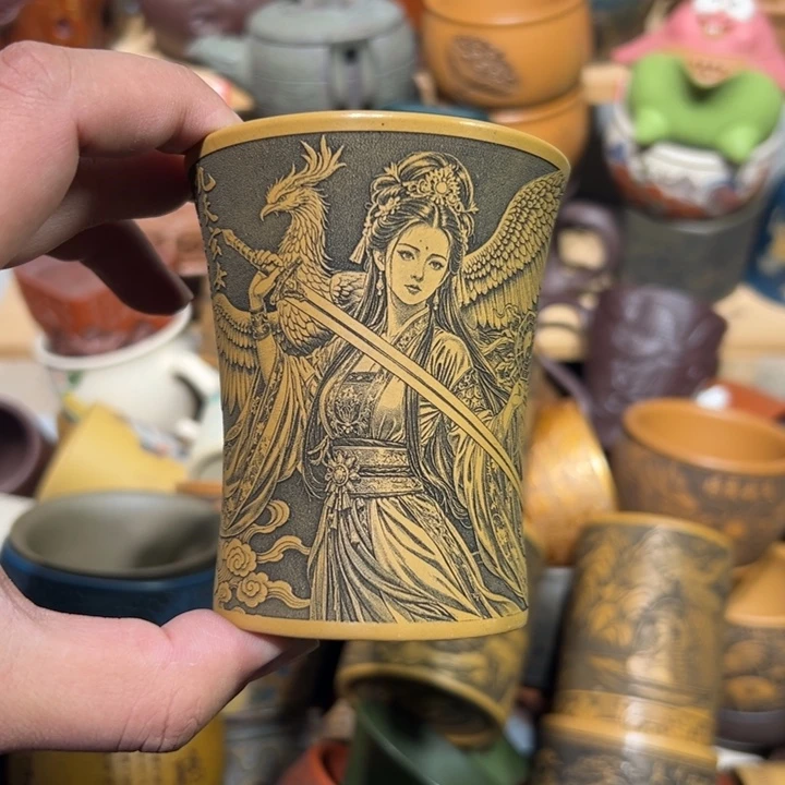 茶杯紫砂宜兴紫砂主人杯