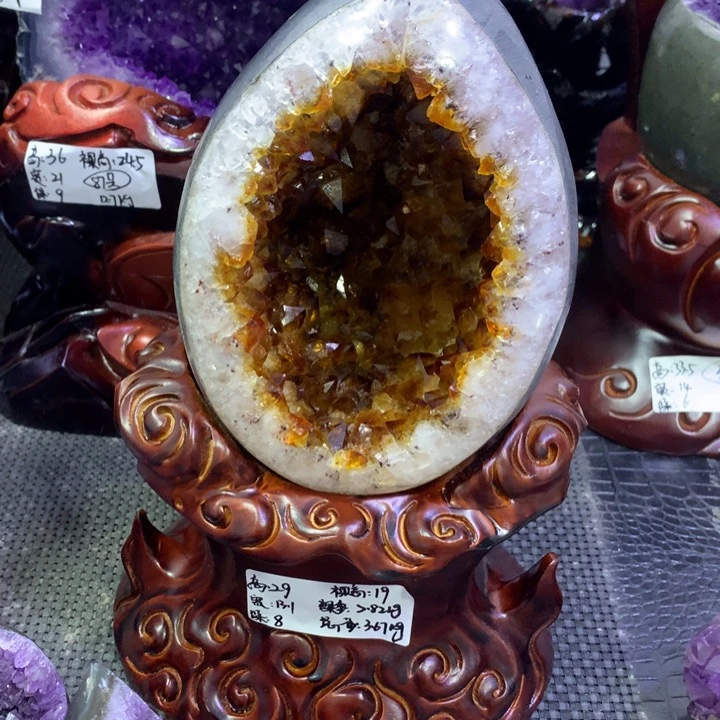 黄晶大型摆件（非配饰）未镶嵌无t