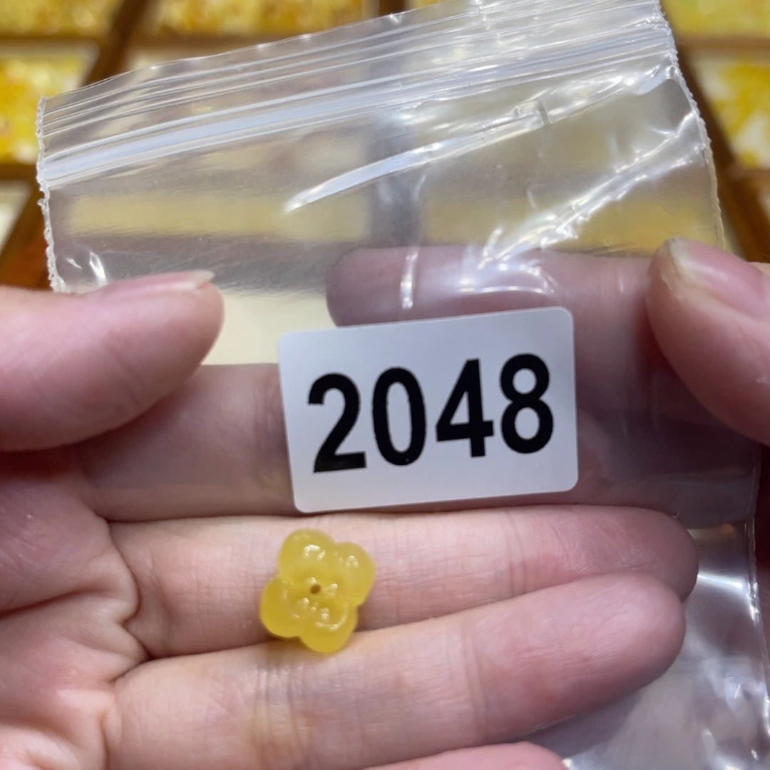 未镶嵌毛衣链琥珀蜜蜡