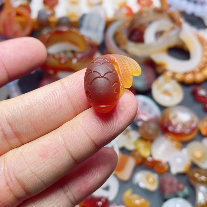 m***6玛瑙/玉髓颈饰未镶嵌