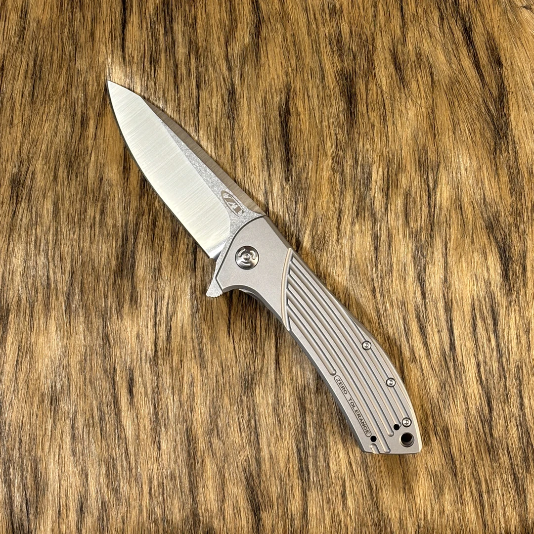 【极限】零误差ZT0801钢柄轴承折刀高硬度户外野营狩猎战术工具刀