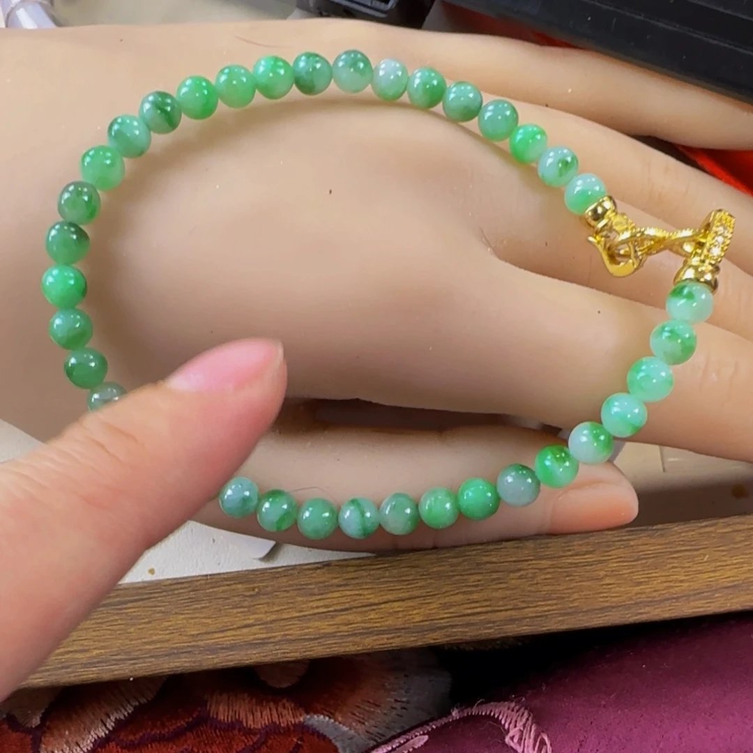 未镶嵌手串翡翠老坑5.3