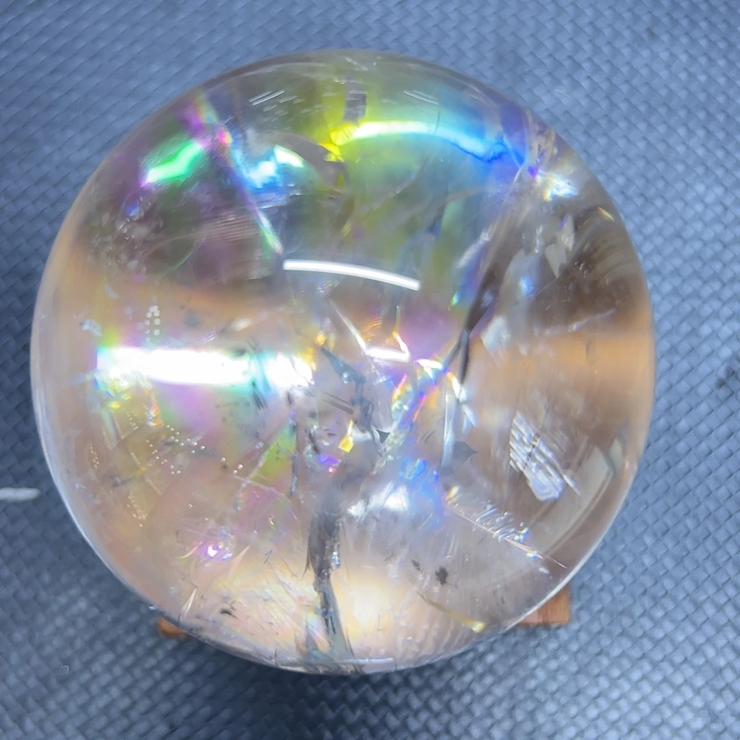 水晶珠宝半成品未镶嵌L2906白水晶橙子