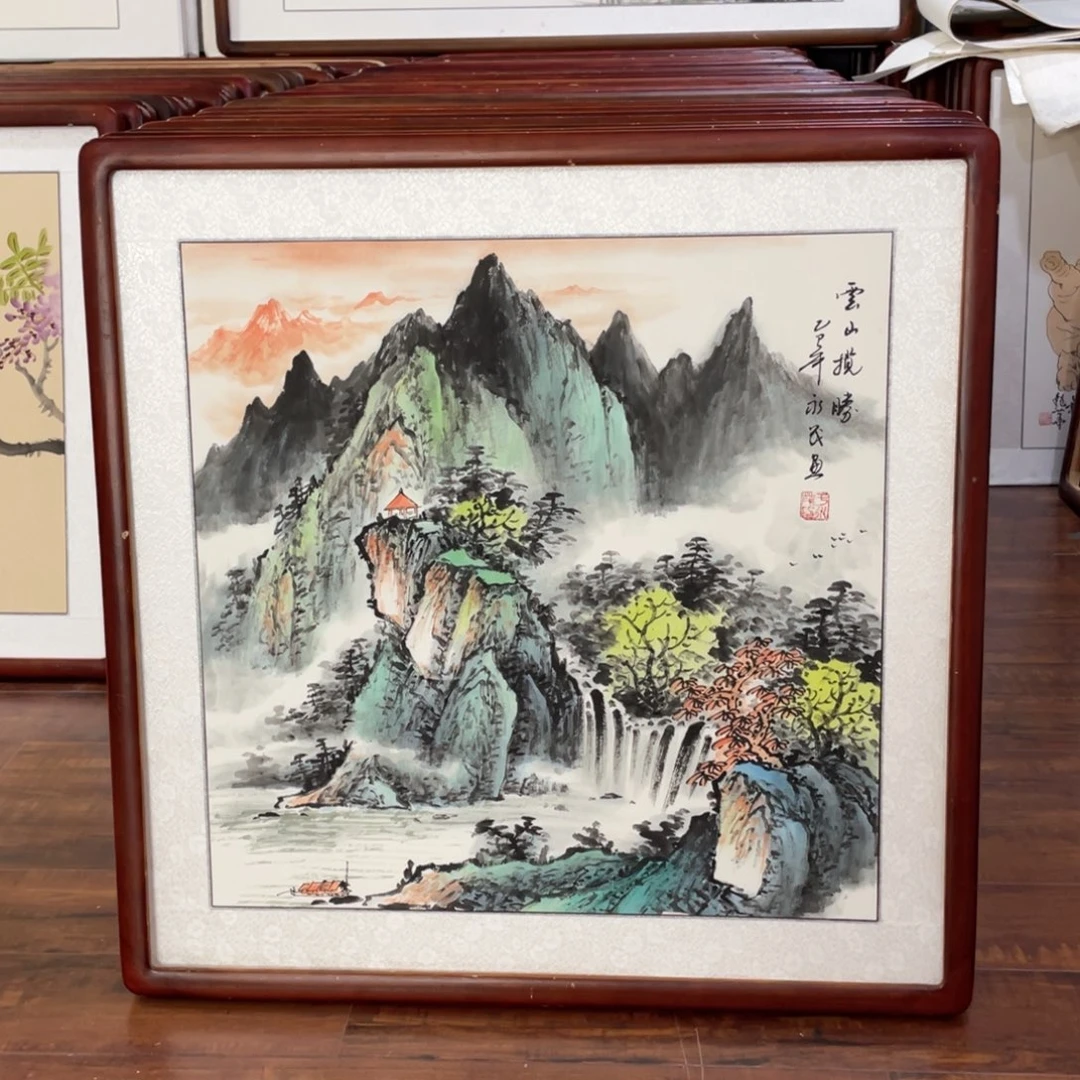 国画带框尺寸63*63厘米