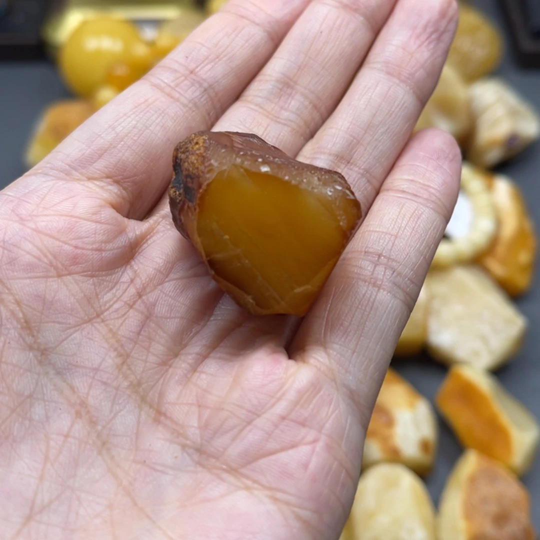【闪购商品】未镶嵌定制琥珀天然琥珀蜜蜡原石定制