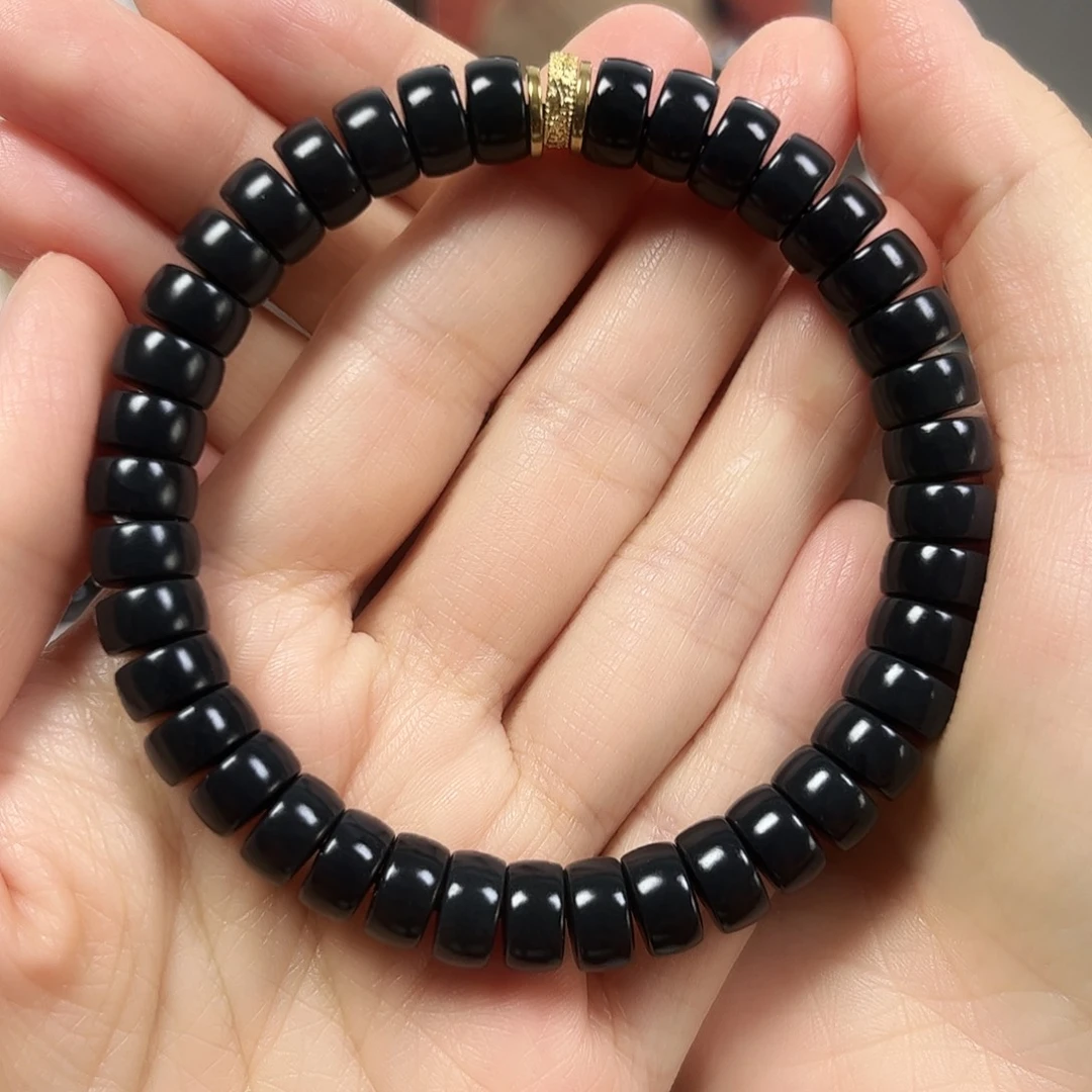 和田玉未镶嵌手串卡5×9