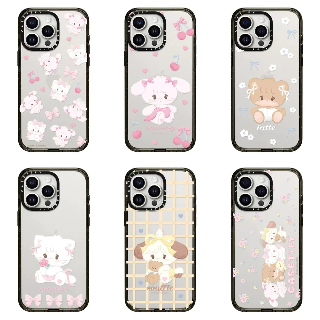 CASETiFY联名mikko可爱樱桃猫咪iPhone16ProMax手机壳14苹果15/13