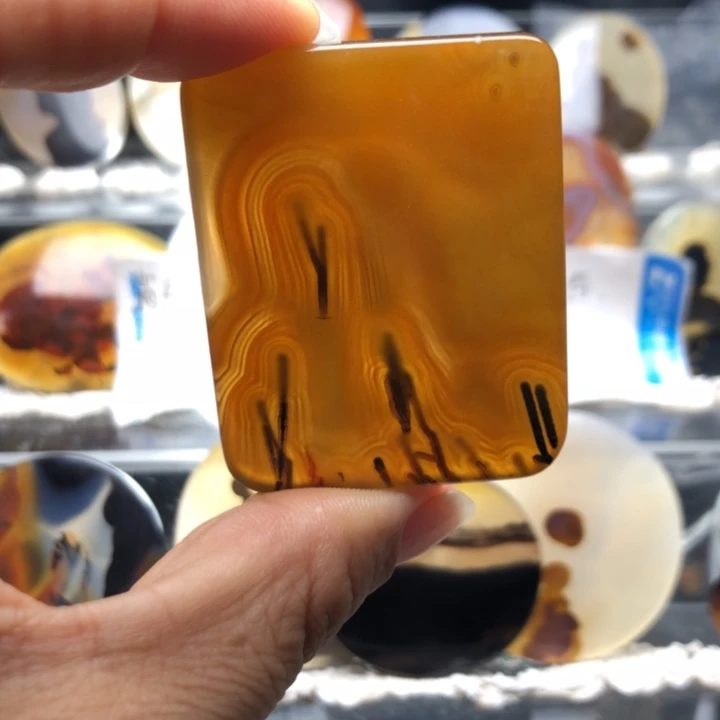 合金玛瑙/玉髓珠宝奇石29有瑕