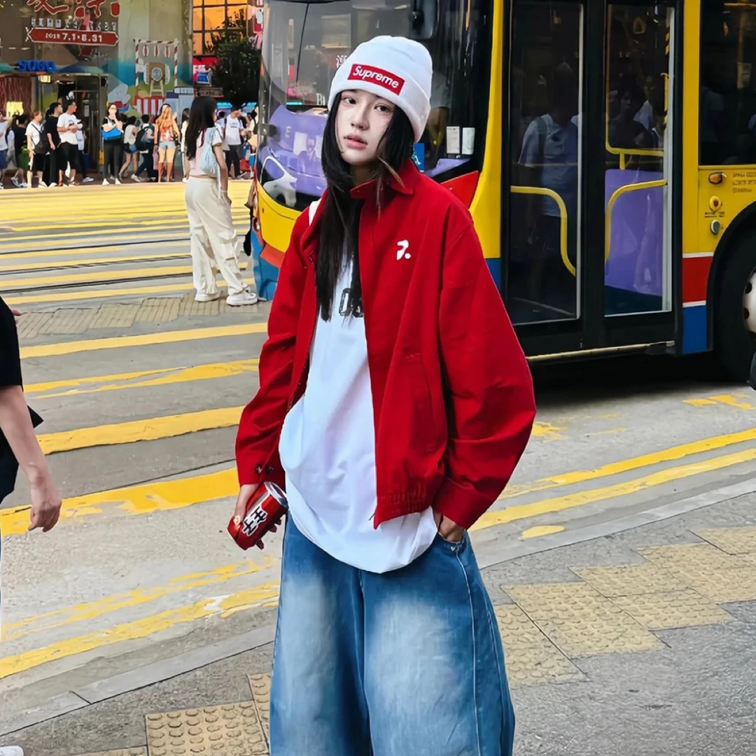 A1#爆款！某wu2张！看好码数！限购！各大博主同款正品！夹克秋款外套