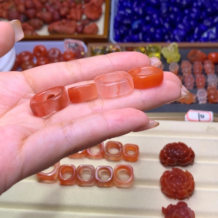 *****南红玛瑙未镶嵌珠宝半成品18