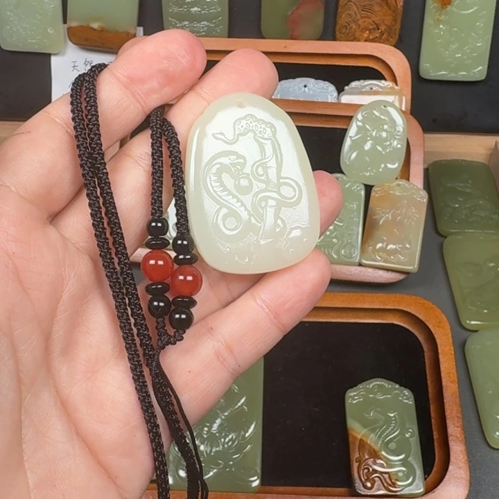 石材一物一拍生肖蛇