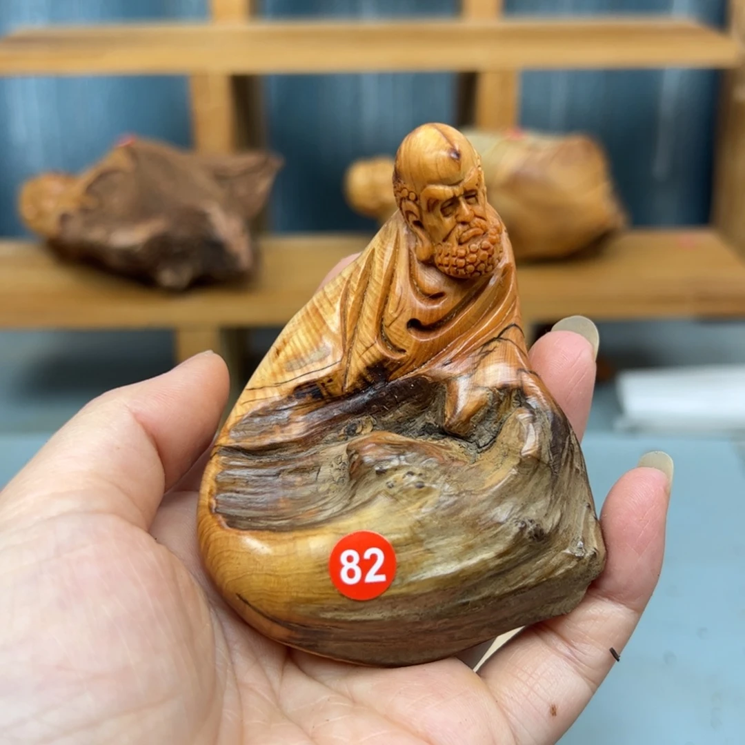 用***5木崖柏木摆件手把件