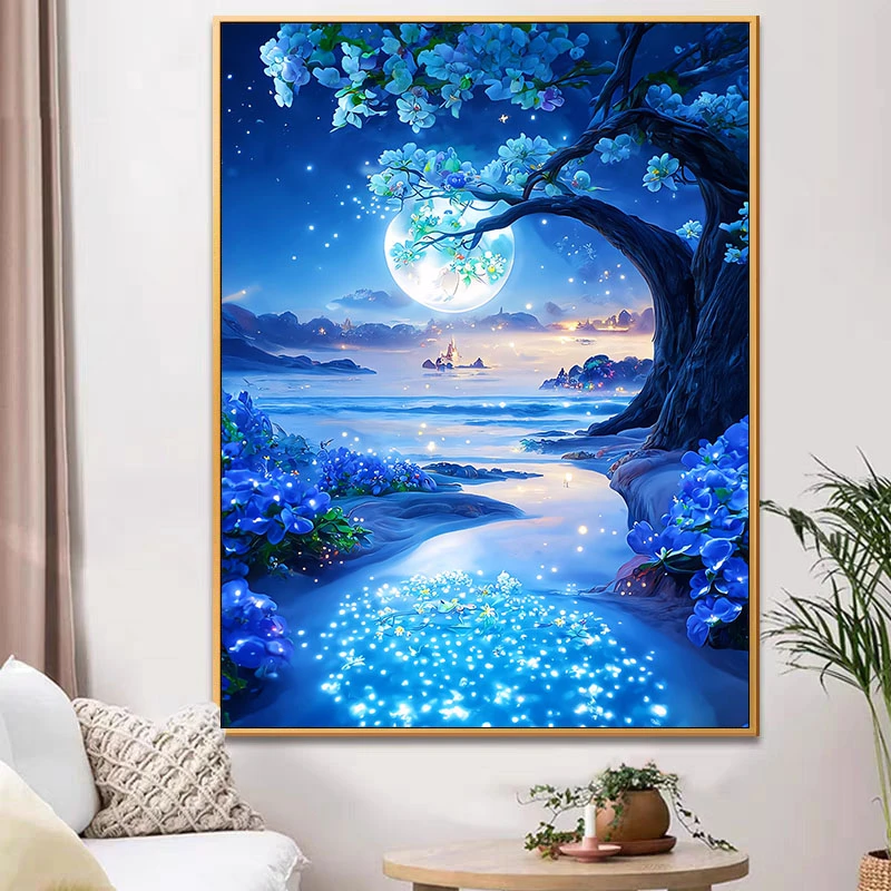 蓝月亮2025新款十字绣大格41色60*80cm(裸包无针)