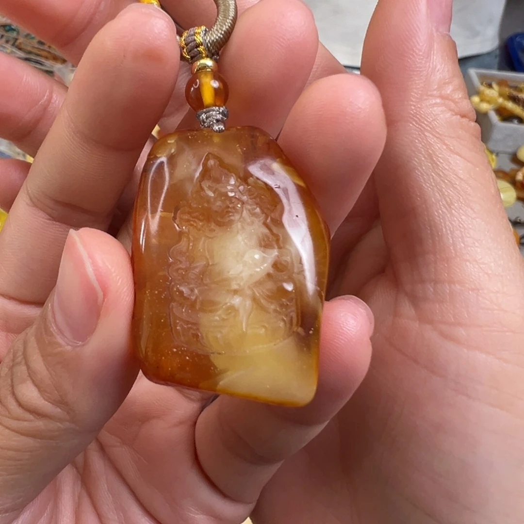 裸石蜜蜡未镶嵌微瑕