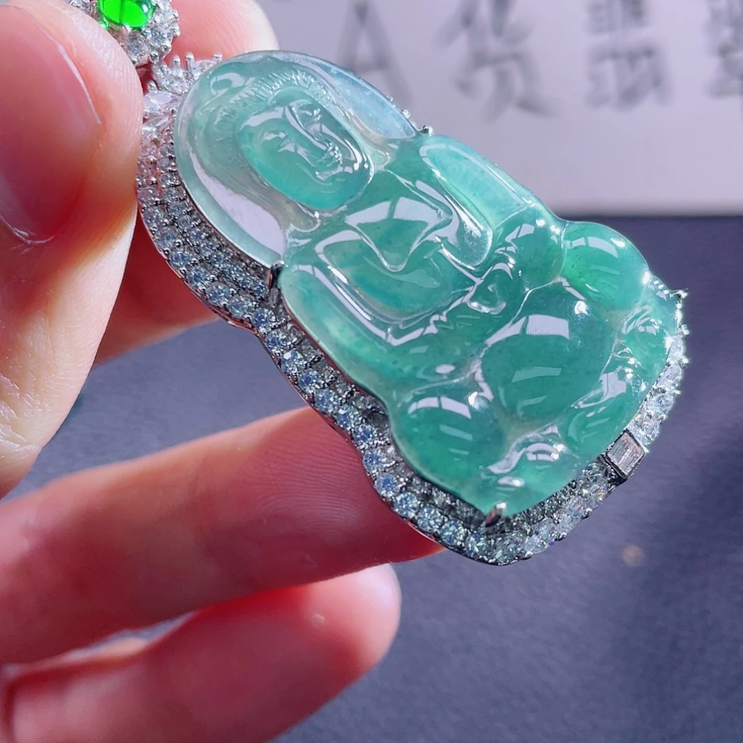 翡翠颈饰未镶嵌999999999