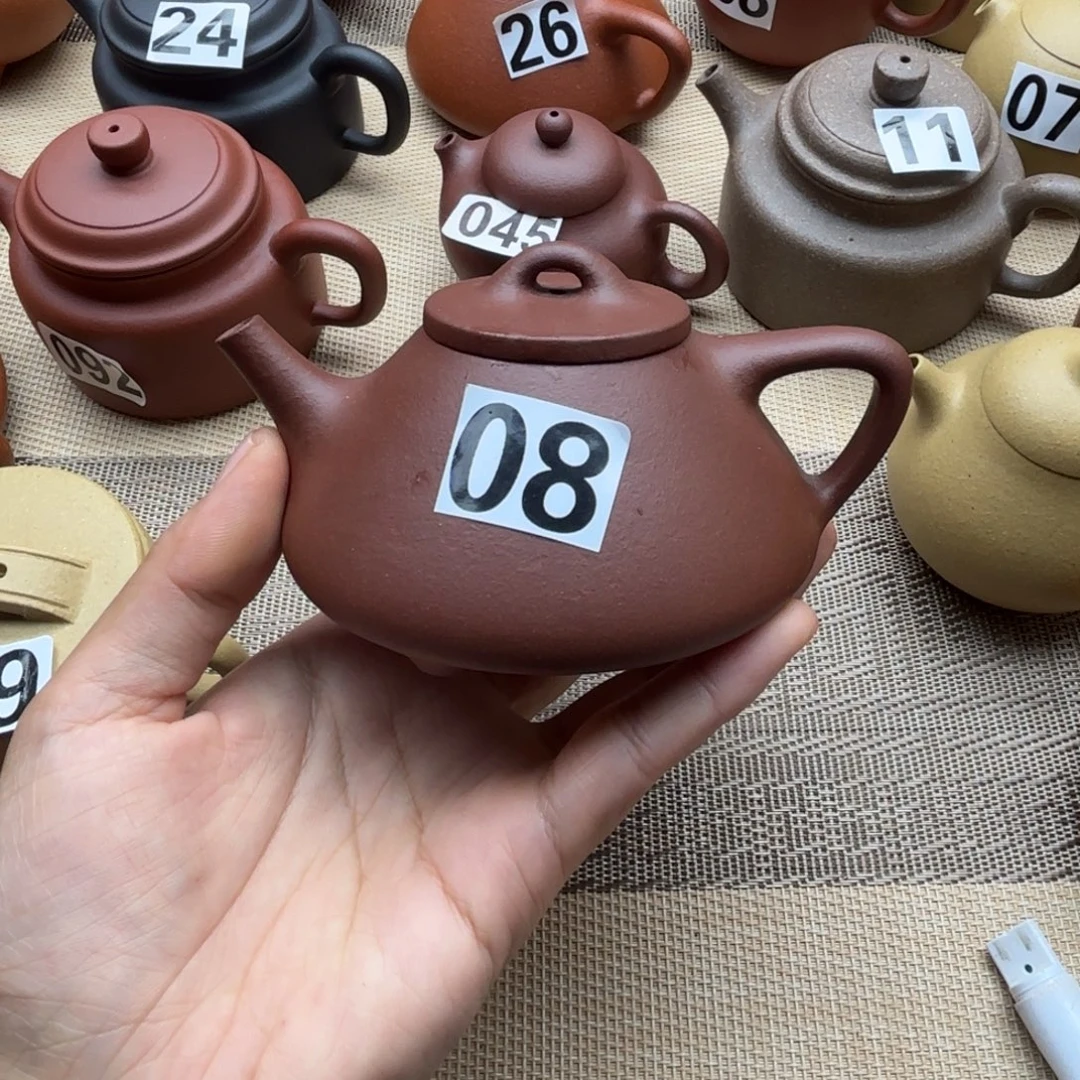 茶壶紫砂紫泥子冶150cc微瑕