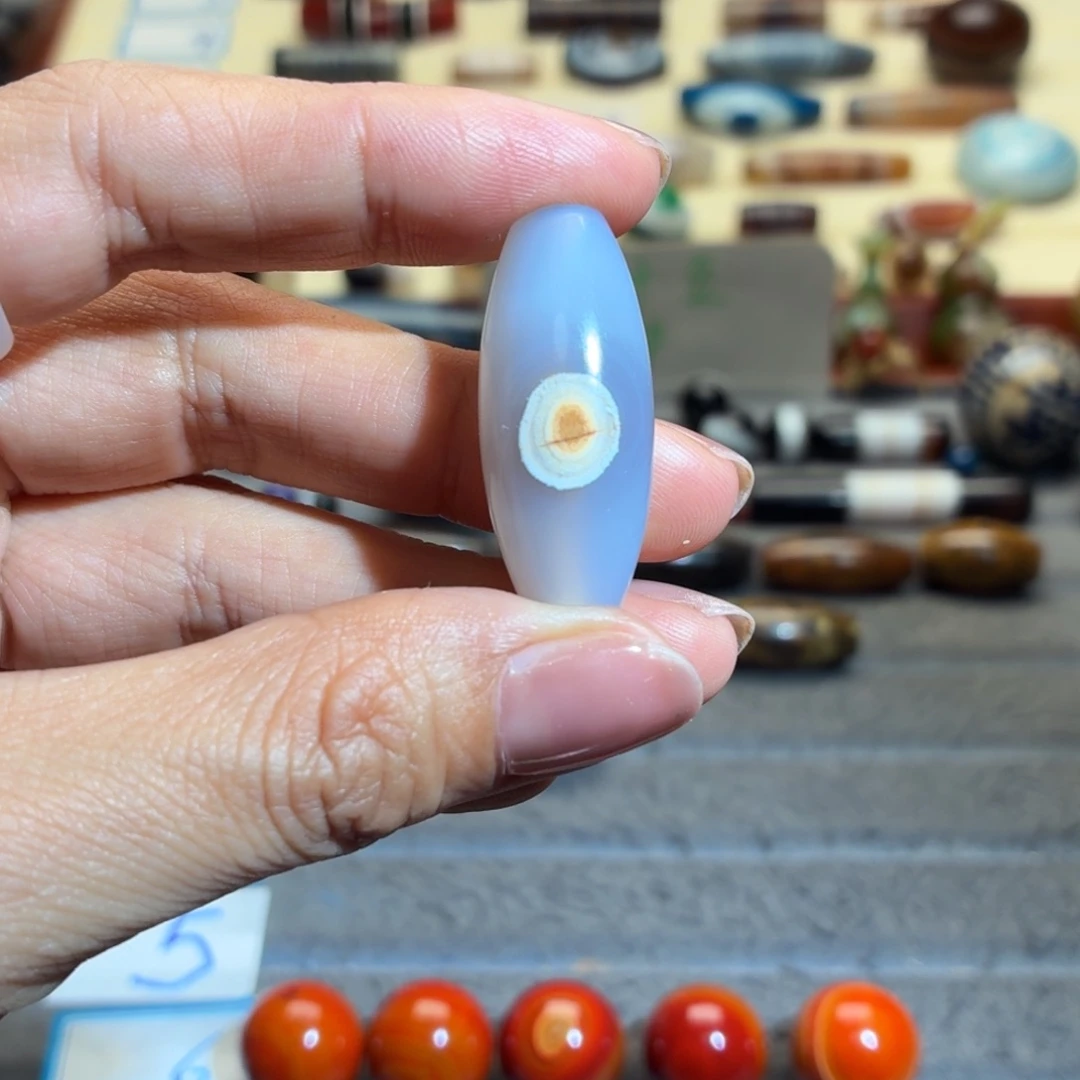 冬***呆玛瑙/玉髓合金颈饰