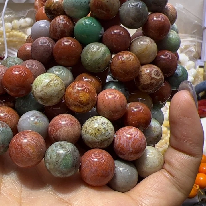 大果紫檀（缅甸花梨）1.3多宝圆珠姑娘玉