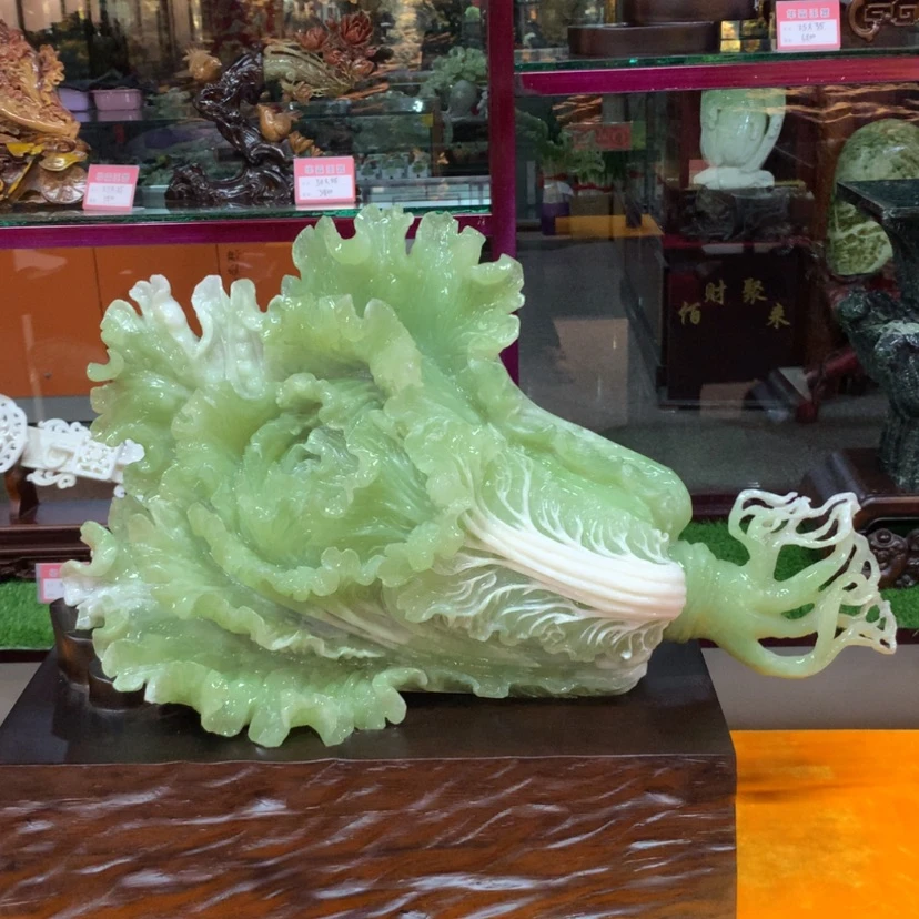 【闪购商品】未镶嵌蛇纹石玉摆件覆膜