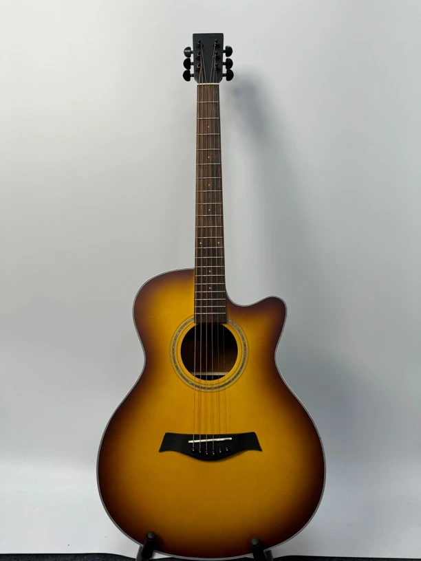 黑头大树38寸 云杉面板，桃花心侧背