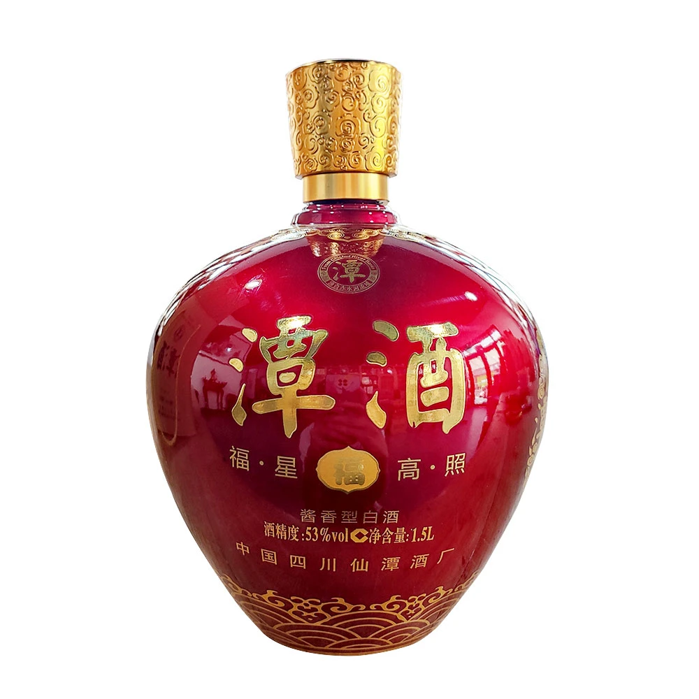 潭酒·福星高照 红坛 2018年 酱香型白酒 1坛装53度1.5L