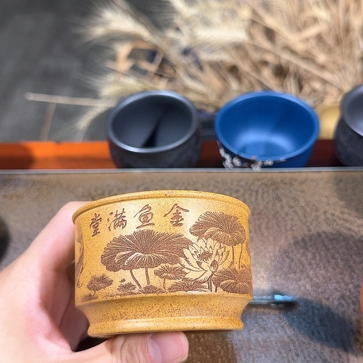 茶杯紫砂全手工紫砂主人杯