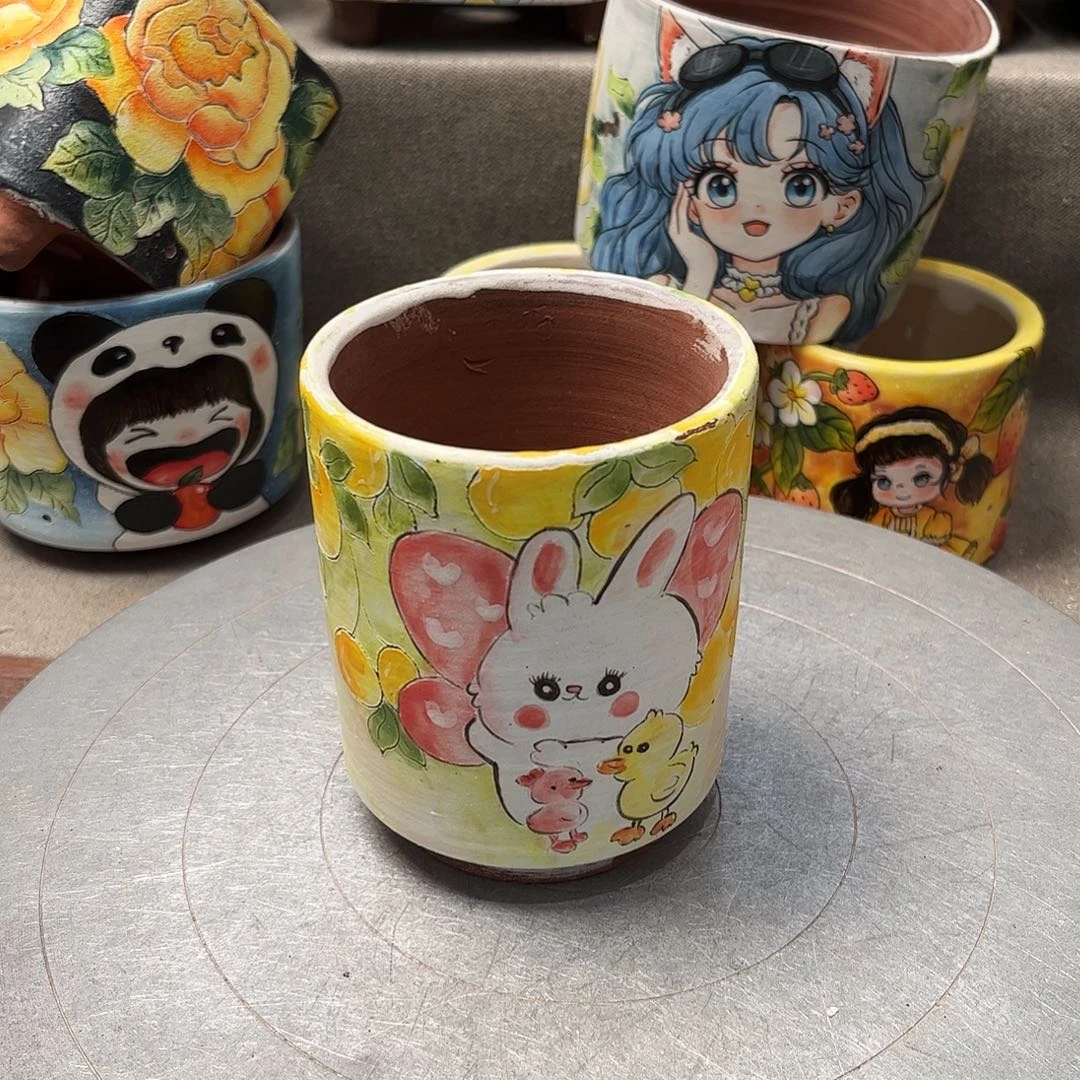 紫砂花盆动物福利