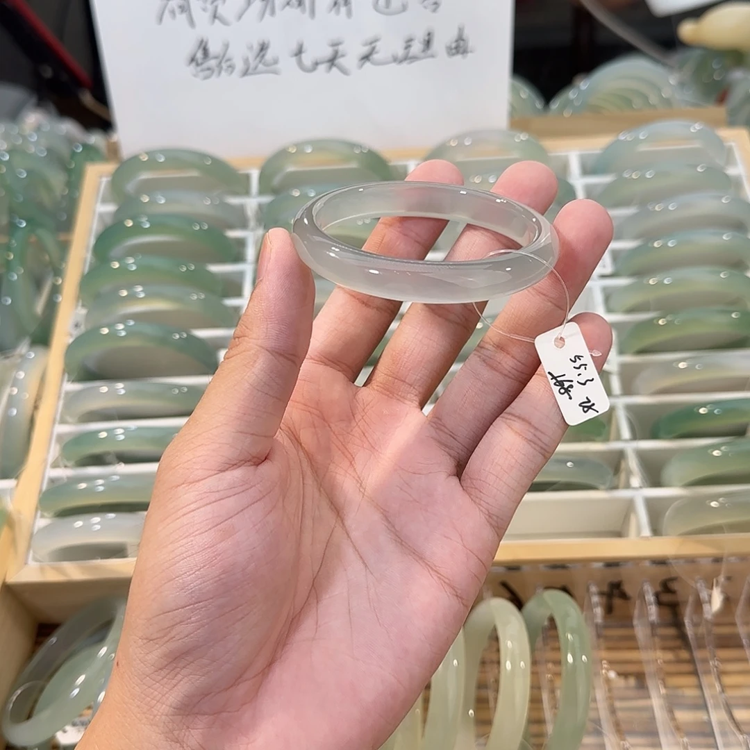 手镯玛瑙/玉髓未镶嵌圈口55.3