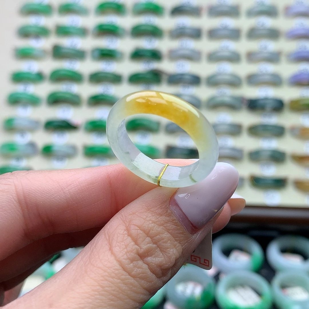 翡翠未镶嵌戒圈港17