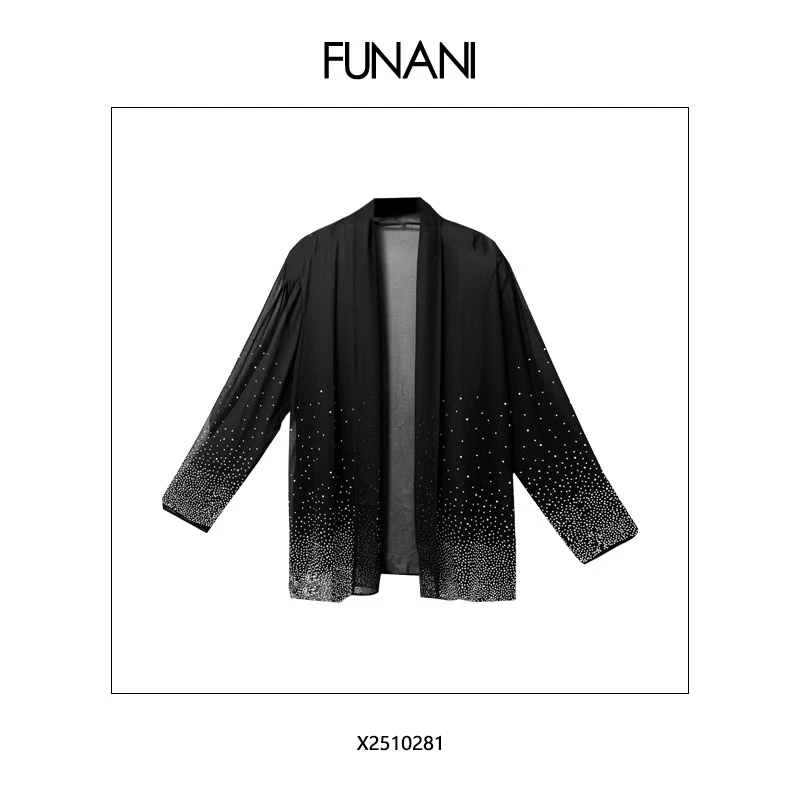 【FUNANI】 轻奢法式高级感重工原创设计感  上衣  X2510281