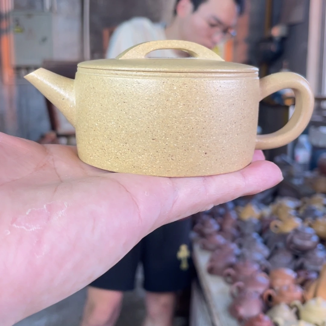 茶壶紫砂XJ。 本绿。 汉瓦。 160CC