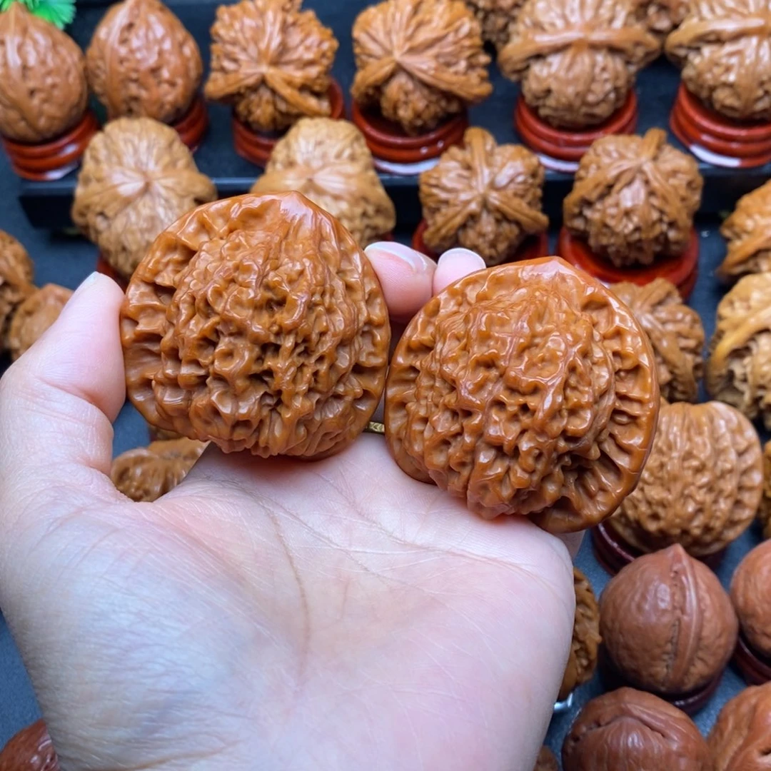 把件文玩核桃48官帽