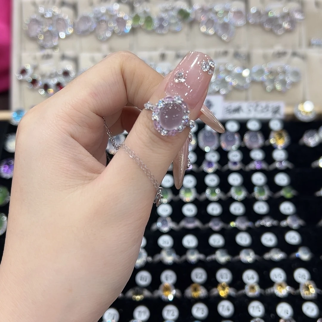 *****萤石银S925镶嵌戒指