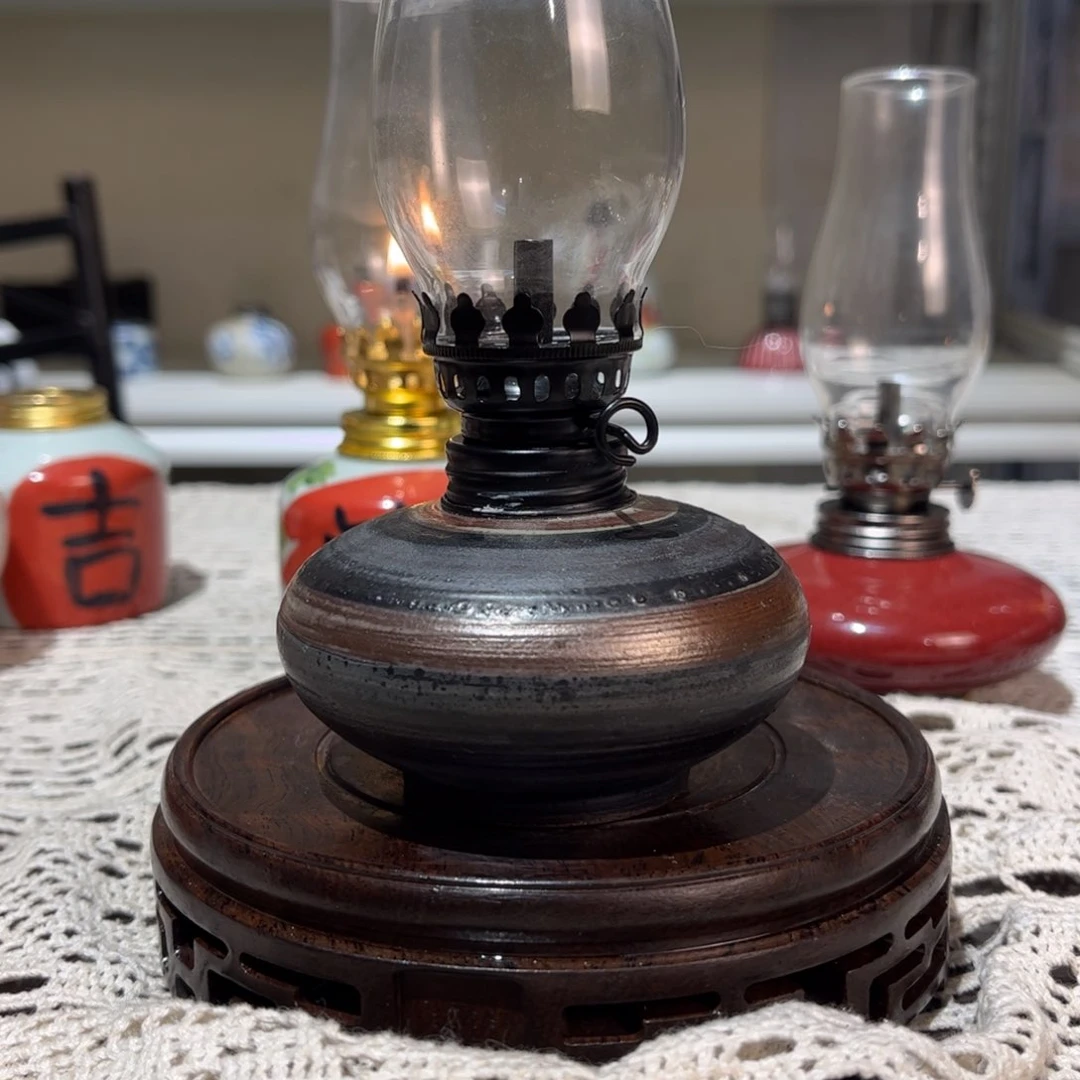 摆件景德镇陶瓷香薰灯