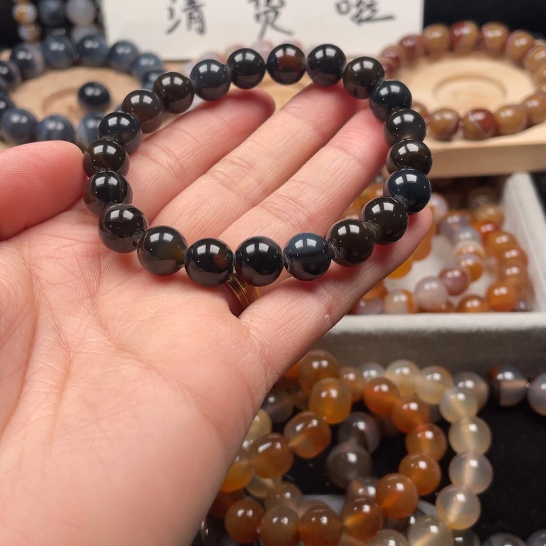玛瑙/玉髓未镶嵌手链