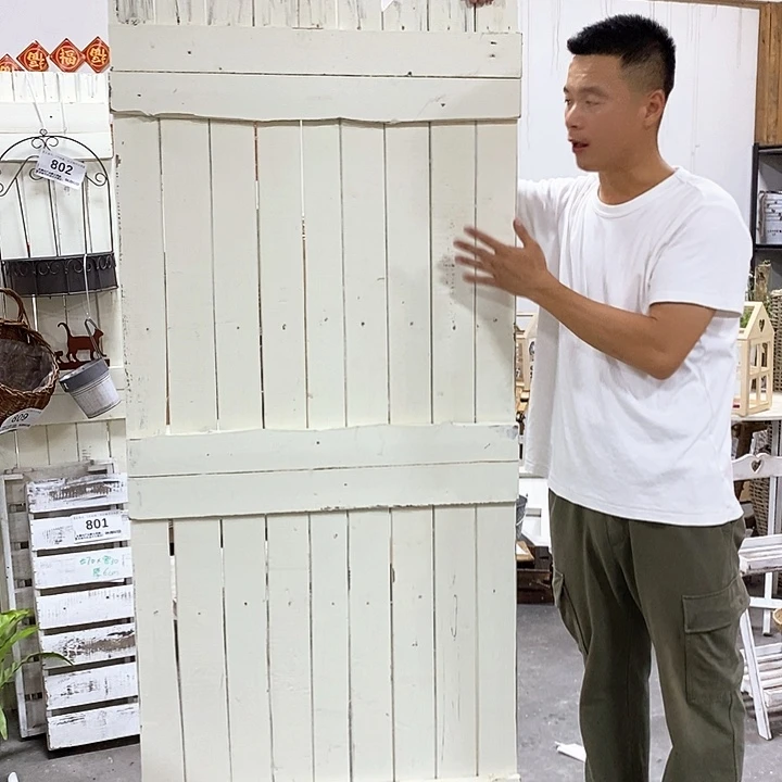 门板直播间，做旧门板，