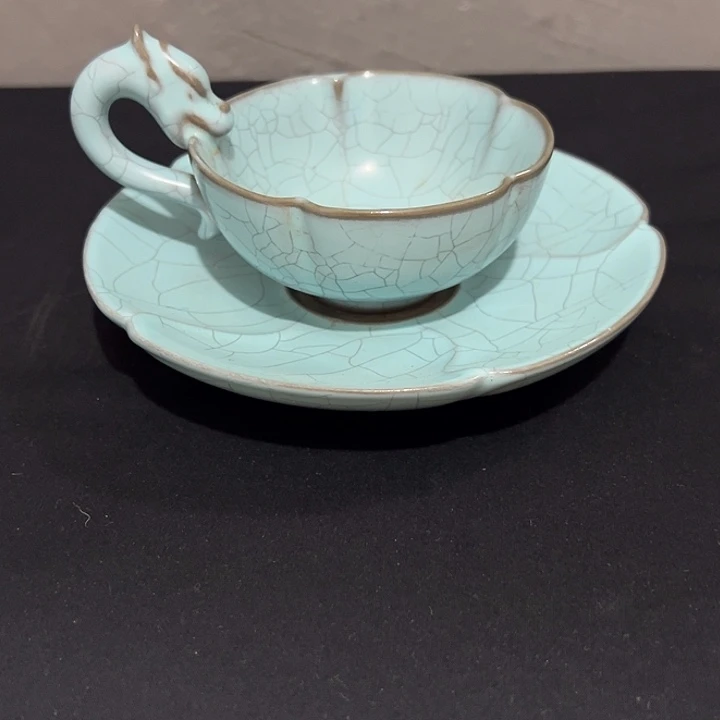 杯子精品陶瓷龙纹茶盏